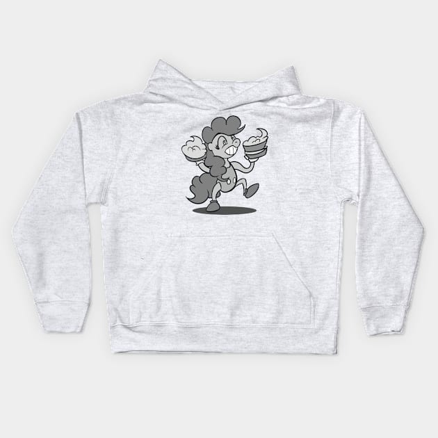 noodle pinky Kids Hoodie by paleheart